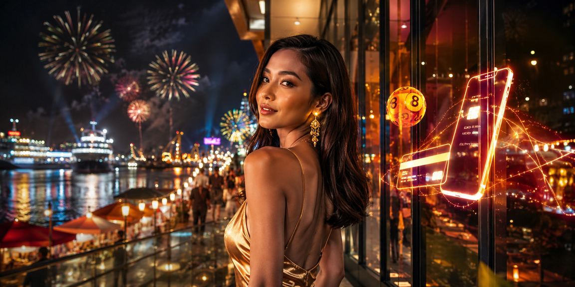Malaysian Malay lucky draw atmosphere on an entertainment platform